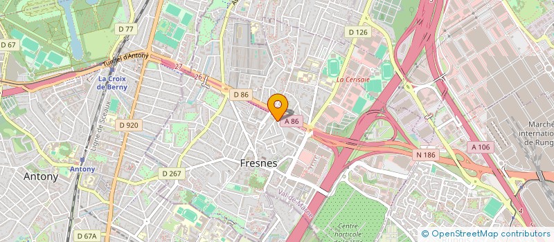 localisation de l'entreprise MADAME JIAXIU WANG  FRESNES