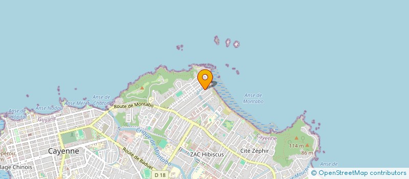 localisation de l'entreprise MADAME JIAYU CHEN  CAYENNE