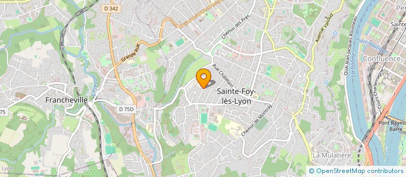 localisation de l'entreprise MADAME JIBEK UBUKEEVA  SAINTE-FOY-LES-LYON