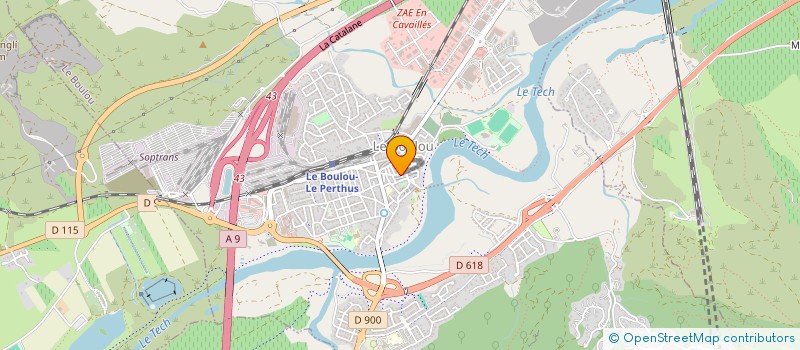 localisation de l'entreprise MADAME JIE GUO  LE BOULOU