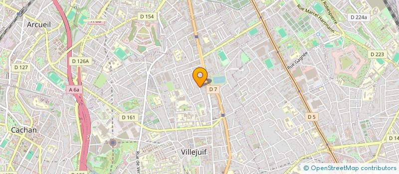 localisation de l'entreprise MADAME JIE WU  VILLEJUIF