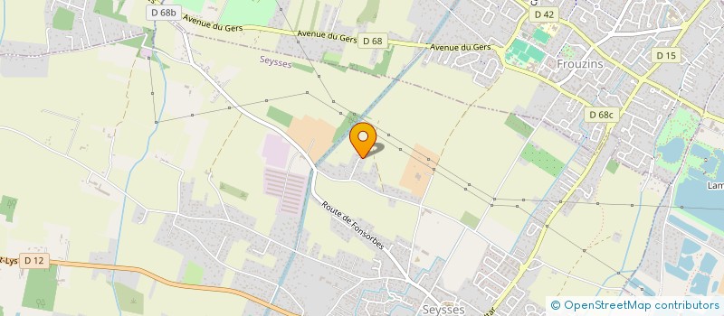 localisation de l'entreprise MADAME JIE XING  SEYSSES