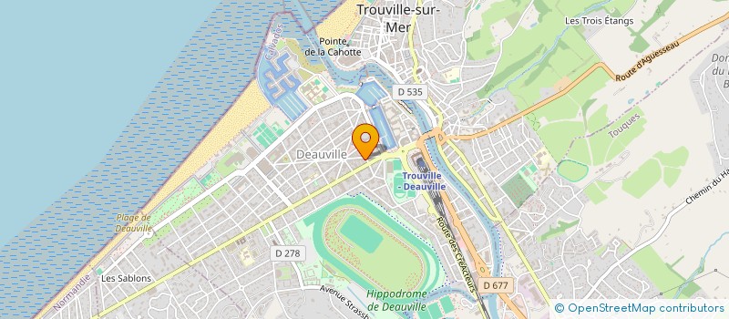 localisation de l'entreprise MADAME JIE ZHANG à DEAUVILLE