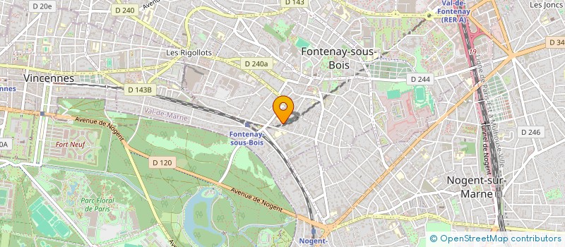 localisation de l'entreprise MADAME JIENI FU à FONTENAY-SOUS-BOIS