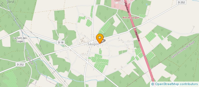 localisation de l'entreprise MADAME JIEO SAIKRASUN  SAUGON