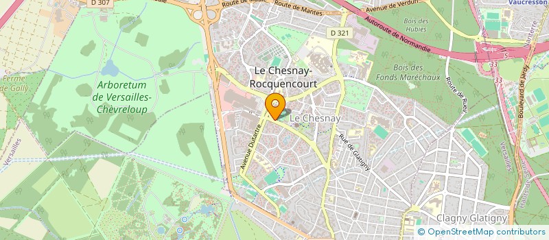 localisation de l'entreprise MADAME JIHAINE NAMOUSS  LE CHESNAY-ROCQUENCOURT