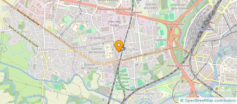 localisation de l'entreprise MADAME JIHAN BOUAZZA à STRASBOURG