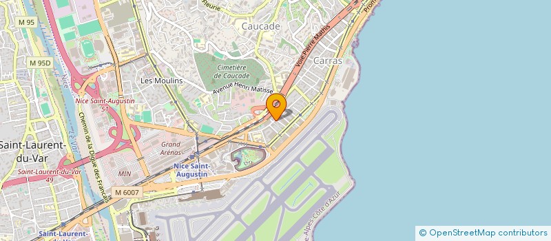 localisation de l'entreprise MADAME JIHAN MABROUK à NICE