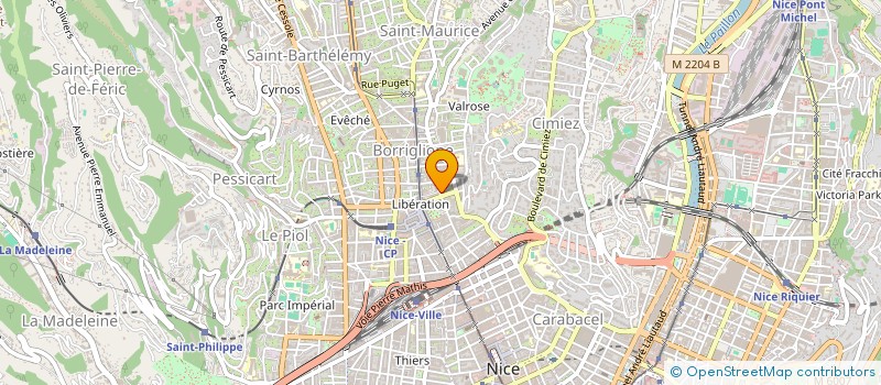 localisation de l'entreprise MADAME JIHANE ALOUCHI à NICE