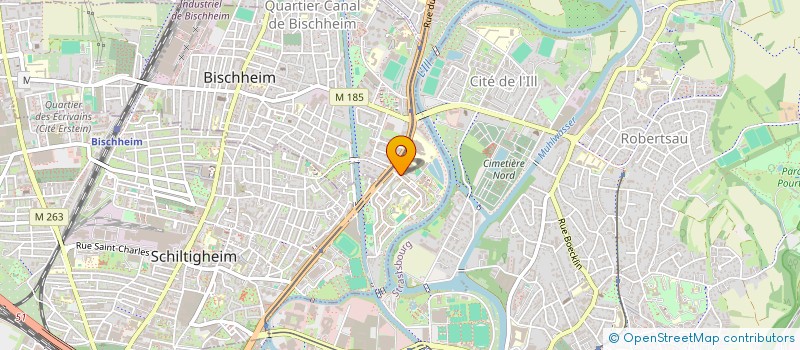 localisation de l'entreprise MADAME JIHANE ARROUTBI  SCHILTIGHEIM