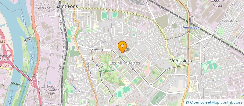 localisation de l'entreprise MADAME JIHANE DRINE  VENISSIEUX