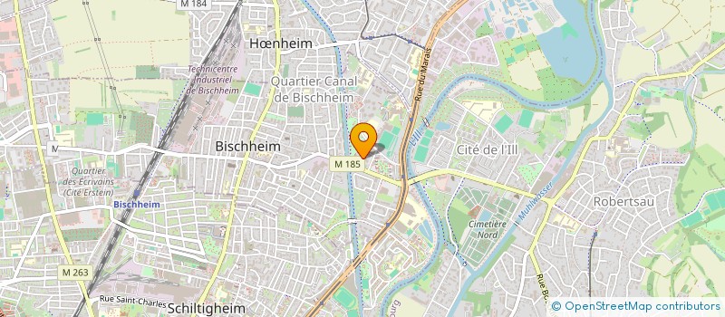 localisation de l'entreprise MADAME JIHANE EL OUARIACHI  BISCHHEIM