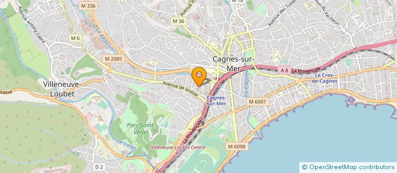 localisation de l'entreprise MADAME JIHANE MESSAOUI à CAGNES-SUR-MER