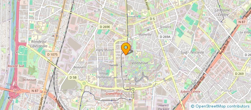 localisation de l'entreprise MADAME JIHANE OUCHIKH à GRENOBLE