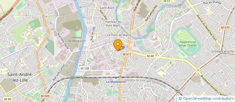 localisation de l'entreprise MADAME JIHANE RIFAI à MARCQ-EN-BARŒUL