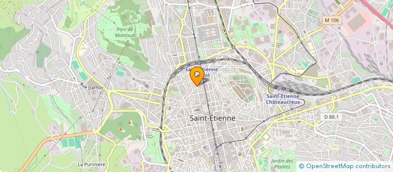 localisation de l'entreprise MADAME JIHENE HICHER  SAINT-ETIENNE