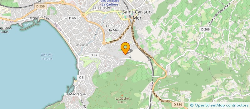 localisation de l'entreprise MADAME JIL BARGUES à SAINT-CYR-SUR-MER