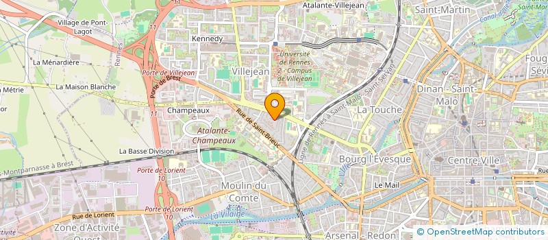 localisation de l'entreprise MADAME JILANN TIRMARCHE à RENNES