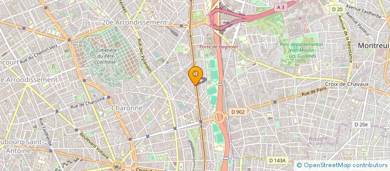 localisation de l'entreprise MADAME JILE WU à PARIS