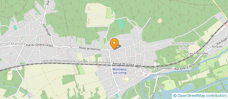 localisation de l'entreprise MADAME JILL AUCLAIR à MONTIGNY-SUR-LOING