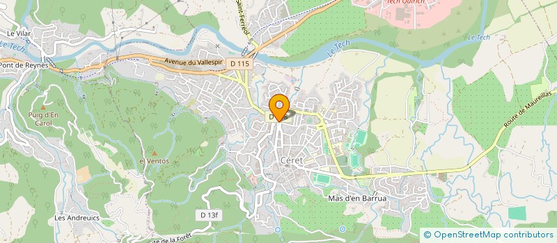 localisation de l'entreprise MADAME JILL GRANADOS  CERET