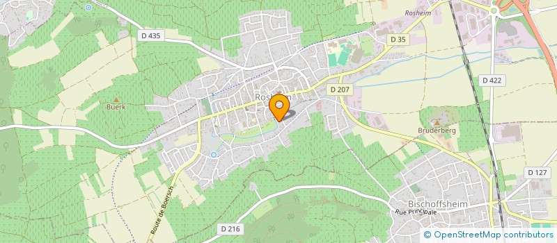 localisation de l'entreprise MADAME JILL HECKEL  ROSHEIM