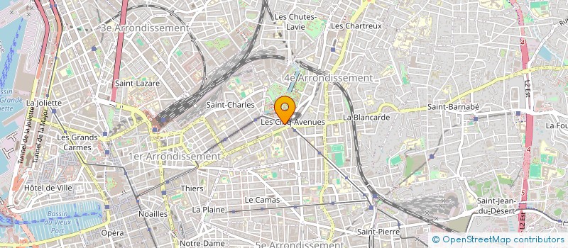 localisation de l'entreprise MADAME JILL PETRIGNANI à MARSEILLE