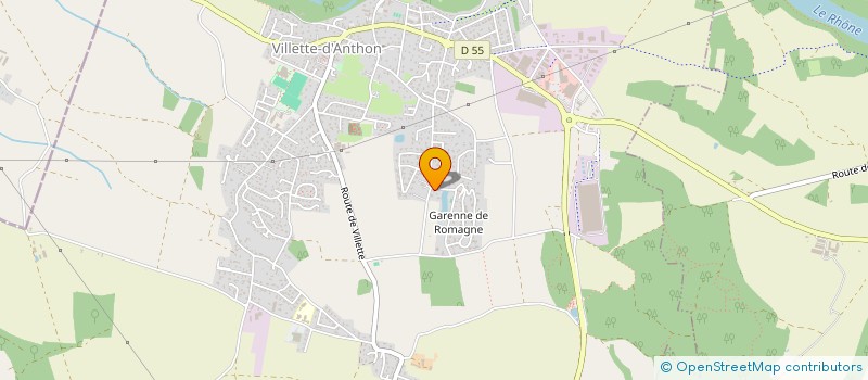 localisation de l'entreprise MADAME JILL SAINTE-ROSE  VILLETTE-D'ANTHON