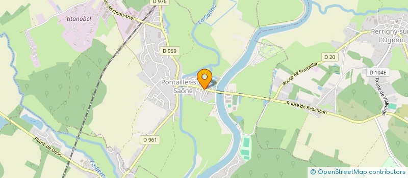 localisation de l'entreprise MADAME JILL VERNET  PONTAILLER-SUR-SAONE