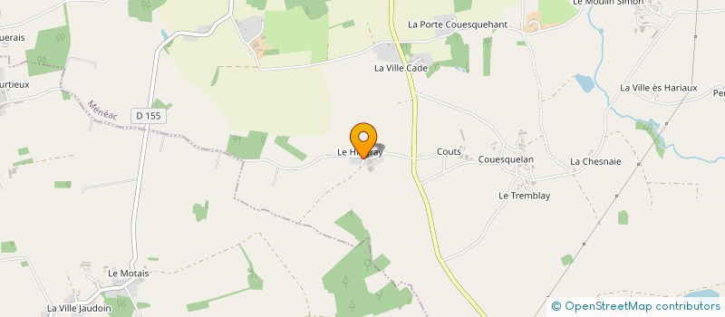 localisation de l'entreprise MADAME JILLIAN LASBURY  MENEAC