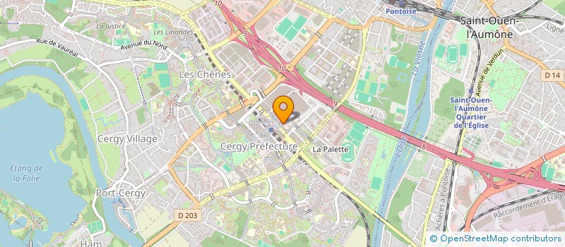 localisation de l'entreprise MADAME JINA SEO  PONTOISE