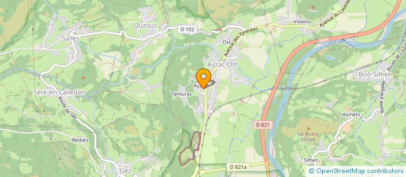 localisation de l'entreprise MADAME JINAN BOUTEEN  ARCIZANS-AVANT