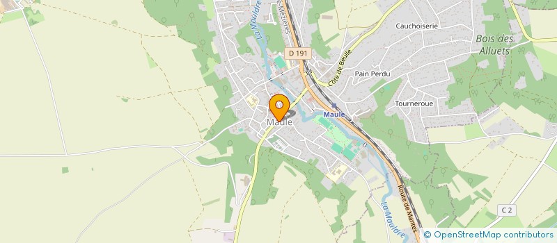 localisation de l'entreprise MADAME JINANE JEBBARI  MAULE