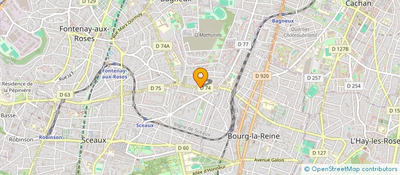 localisation de l'entreprise MADAME JINDER ASKER à BAGNEUX