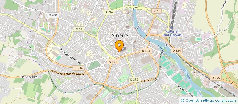 localisation de l'entreprise MADAME JINE LIU à AUXERRE
