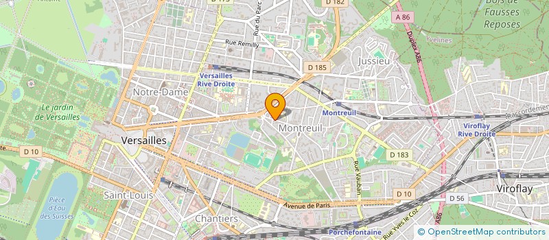 localisation de l'entreprise MADAME JINEN ZGOLLI à VERSAILLES