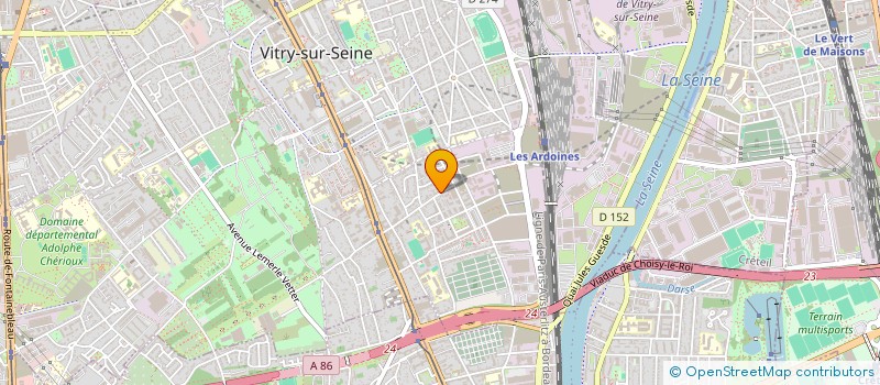 localisation de l'entreprise MADAME JINESTE TOHTI à VITRY-SUR-SEINE