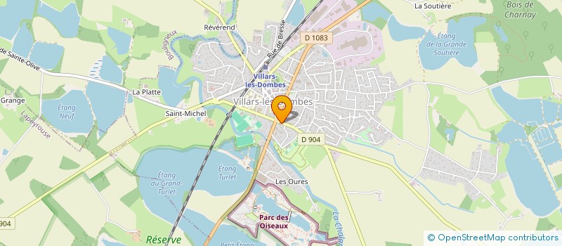 localisation de l'entreprise MADAME JING DI  VILLARS-LES-DOMBES