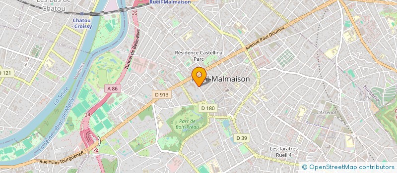 localisation de l'entreprise MADAME JING HU à RUEIL-MALMAISON