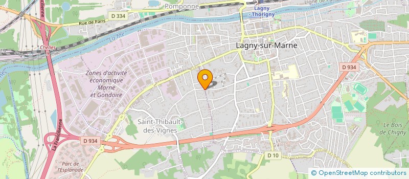 localisation de l'entreprise MADAME JING LI  SAINT-THIBAULT-DES-VIGNES