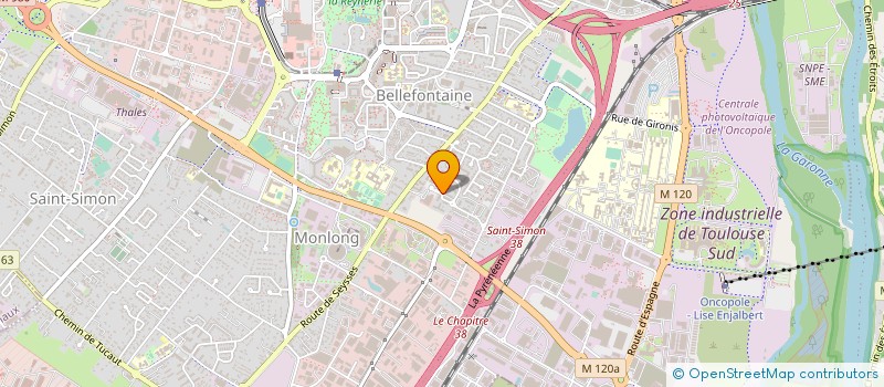 localisation de l'entreprise MADAME JING LIU à TOULOUSE