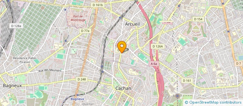 localisation de l'entreprise MADAME JING LIU  LES MOLIERES