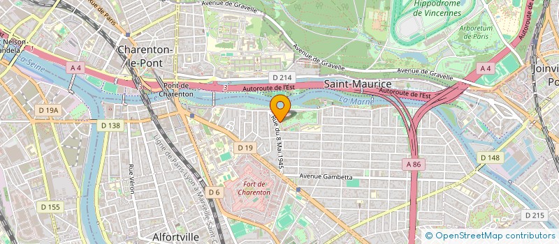 localisation de l'entreprise MADAME JING XU  MAISONS-ALFORT