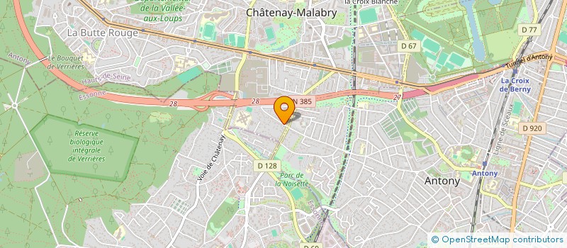 localisation de l'entreprise MADAME JING-YAN ZHANG  CHATENAY-MALABRY