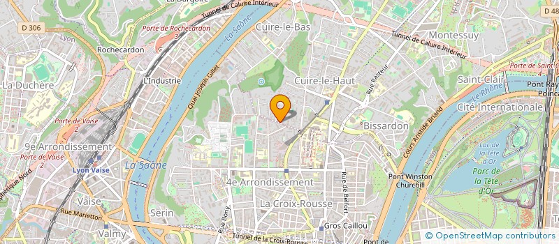 localisation de l'entreprise MADAME JING ZHOU  CALUIRE-ET-CUIRE