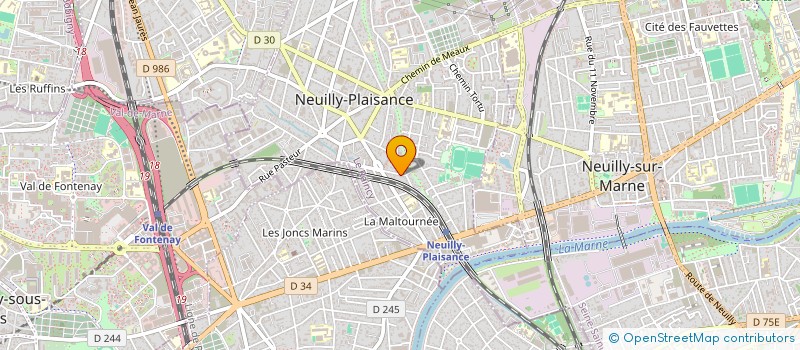 localisation de l'entreprise MADAME JINGJING WANG à NEUILLY-PLAISANCE