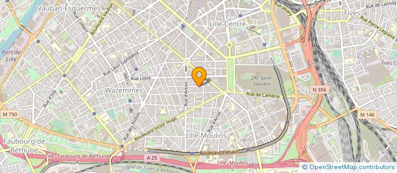localisation de l'entreprise MADAME JINGJING YU à LILLE
