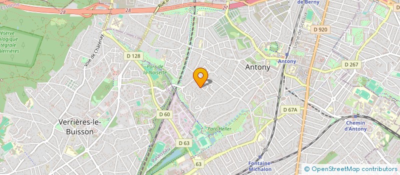 localisation de l'entreprise MADAME JINGPING GUAN à ANTONY