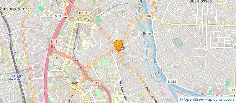 localisation de l'entreprise MADAME JINGXIN LI  CRETEIL