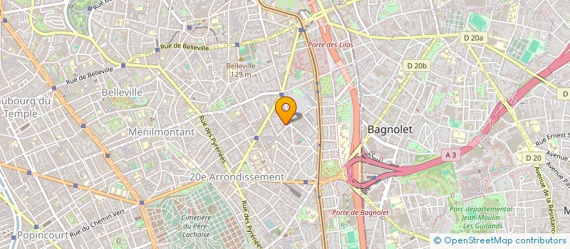 localisation de l'entreprise MADAME JINHYUN KIM  PARIS